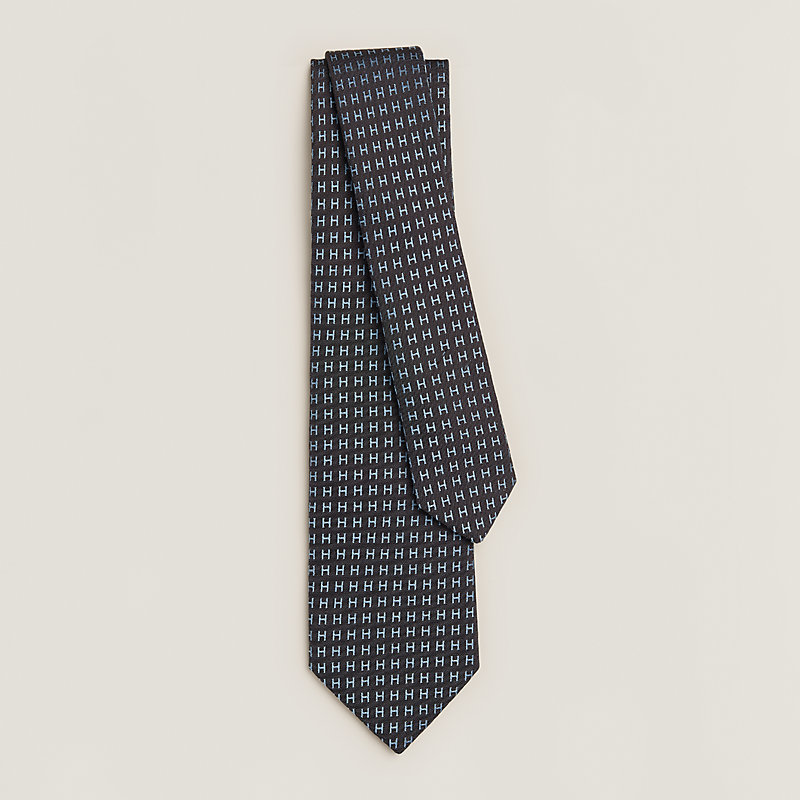 Faconnee H Bicolore tie 7 cm | Hermès USA